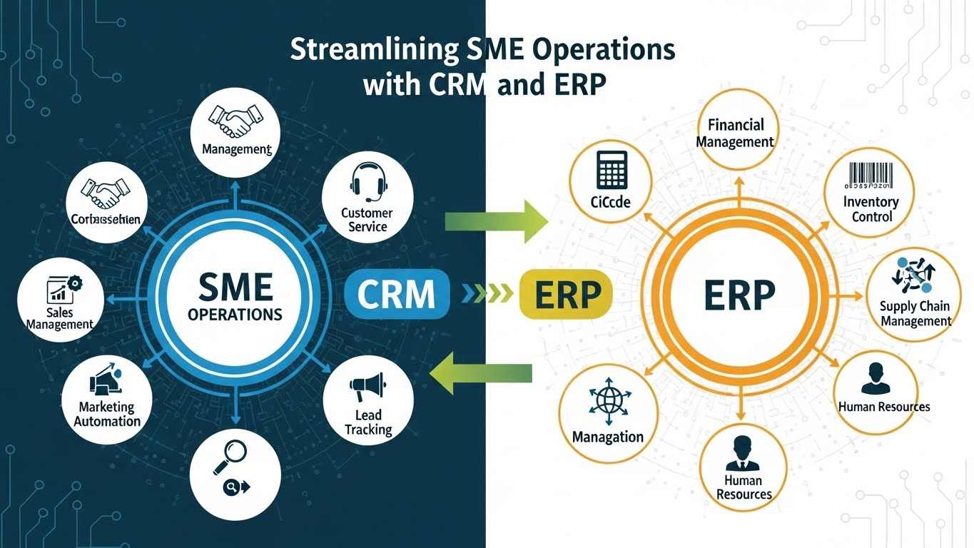 Streamlining SME Operations with CRM and ERP